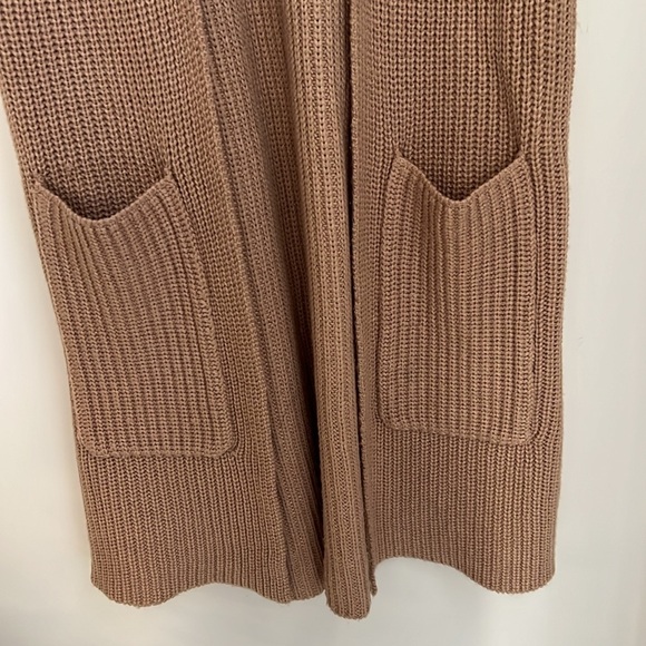 Lumiere Knit Sleeveless Cardigan Wool Blend Vest - Picture 4 of 7